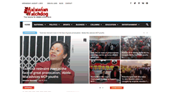 Desktop Screenshot of malawianwatchdog.com